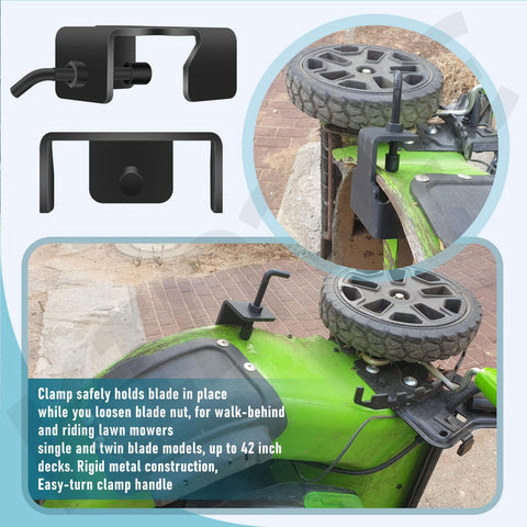 KINTLE universal blade-lock feature prevents spin during removal.