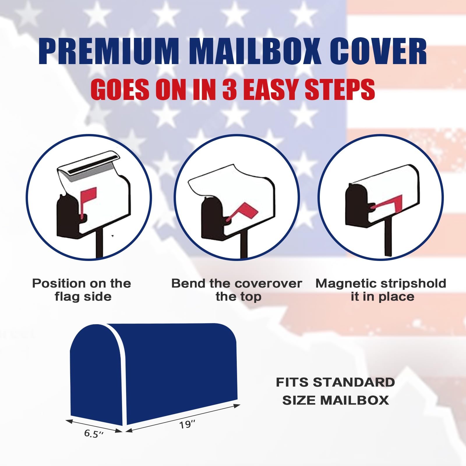 KIOYTLIK designer-created mailbox cover reflects Independence Day culture