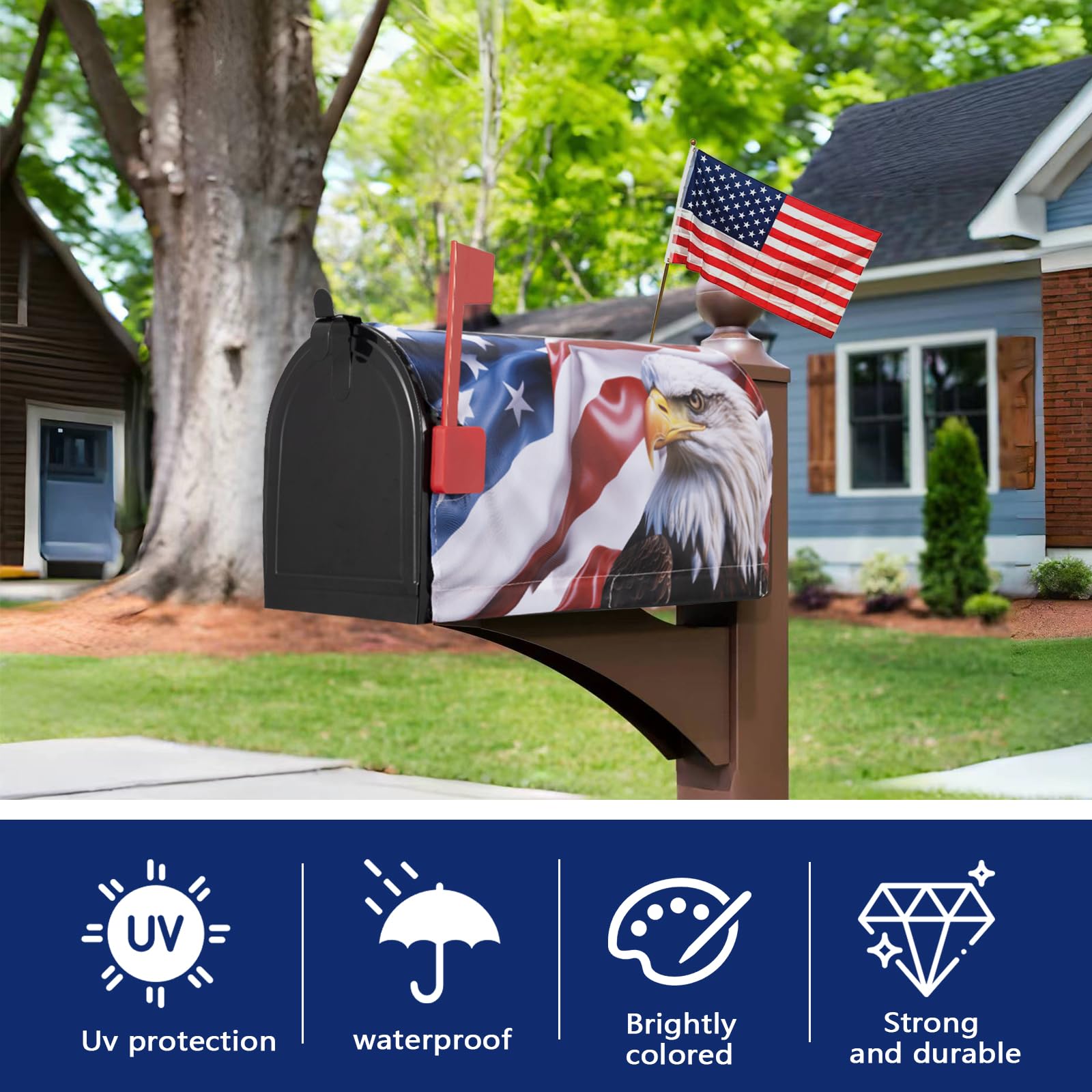 KIOYTLIK seasonal-decor mailbox cover for festive curb appeal