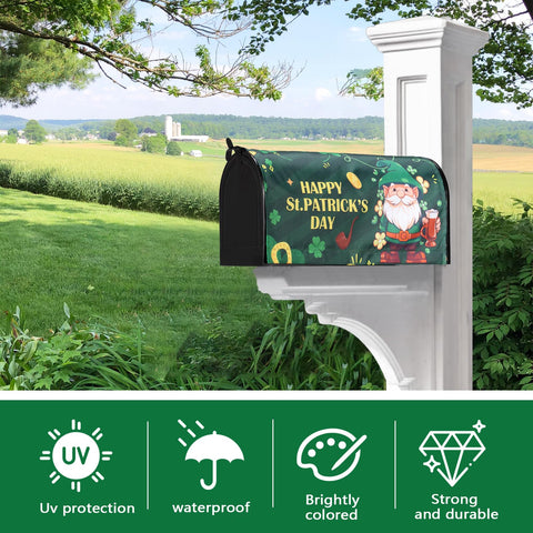 KIOYTLIK mailbox cover on standard post proves universal fit