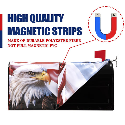 KIOYTLIK universal-fit mailbox cover fits standard 19x6.5 inch mailboxes