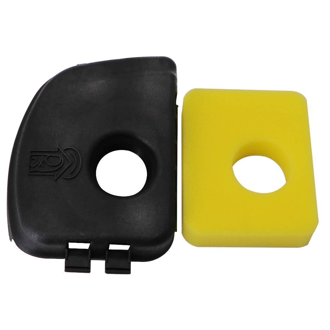 KIPA air cleaner cover for Briggs 590581 – front view, durable replacement protects intake.