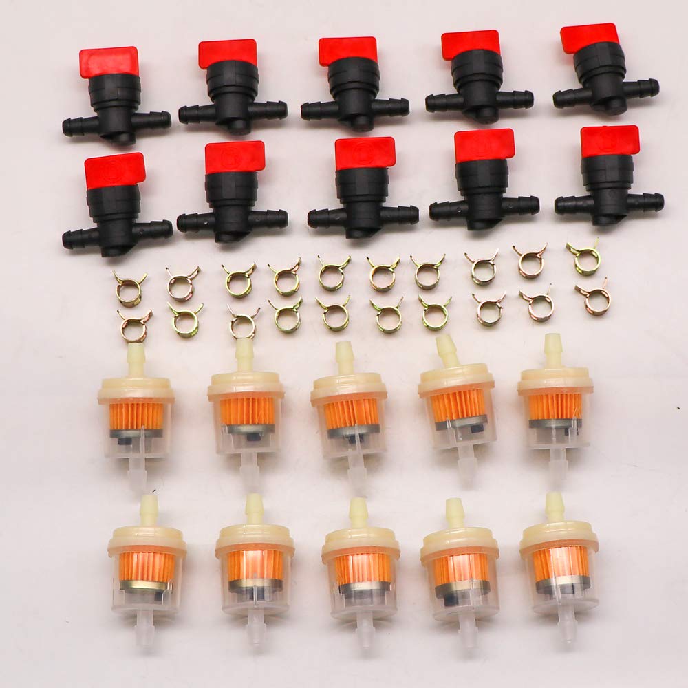 Kipa Briggs-compatible fuel filter clamp kit enables versatile mower repairs