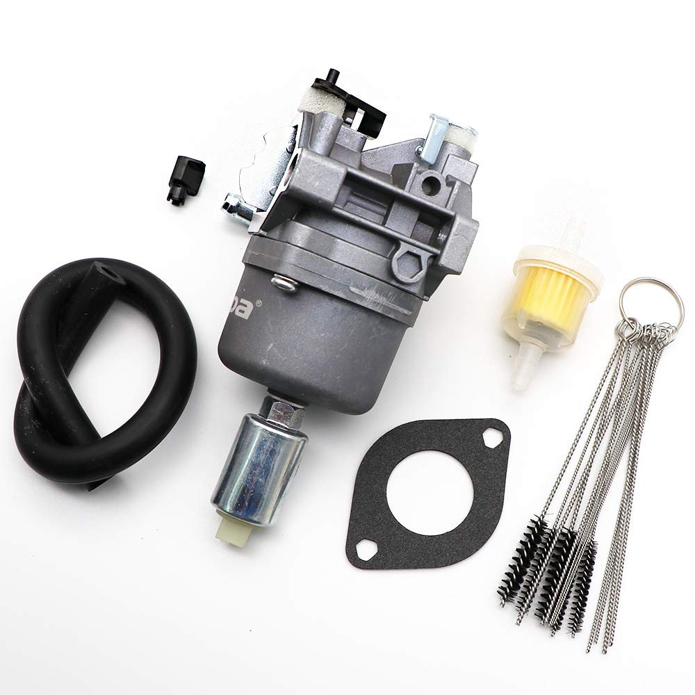 KIPA carburetor packaging with gasket and fuel line visible.
