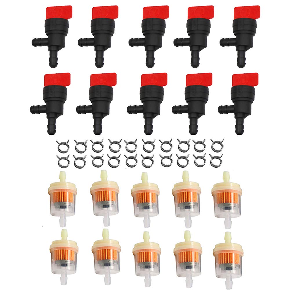 KIPA quarter-inch 90-degree fuel valve for easy mower control