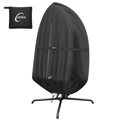Kipiea patio egg chair cover with waterproof coating protects against rain and moisture
