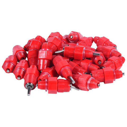 KISEER screw-style nipples shown with PVC setup for easy installation