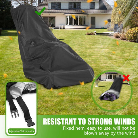 KISEER universal fit covers most walk-behind mowers for versatile protection.