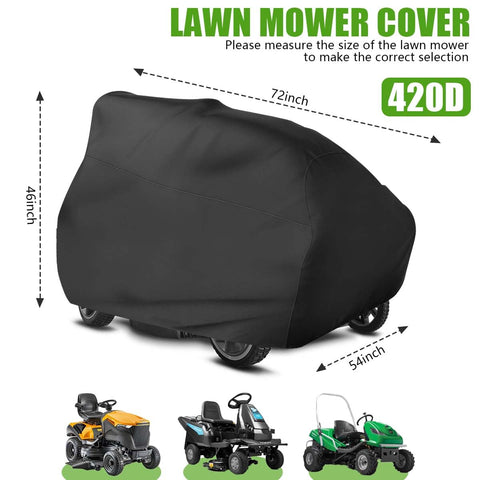 KISEER mower cover with UV protection shields the deck from sun damage