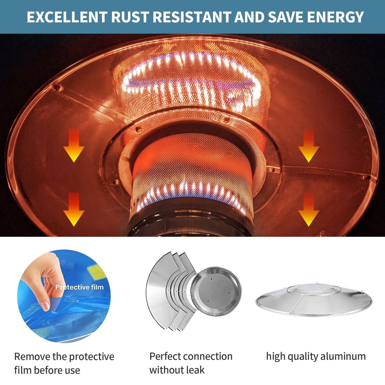 Kisworm aluminum flame-resistant dome shield offers durable protection.