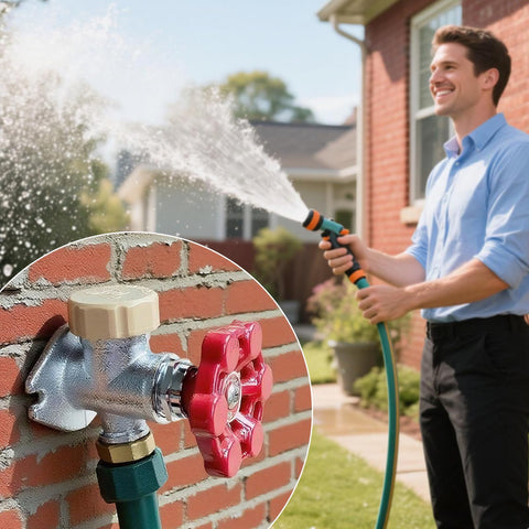 KISYONGUS anti-siphon frost-free hose bib design protects your water supply.