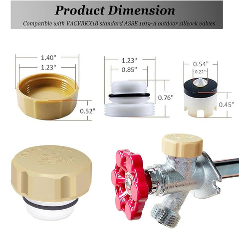 KISYONGUS easy-installation components for replacing worn vacuum breakers.