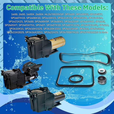 Kit King USA SPX1600TRA housing gasket supports durable, leak-free seals
