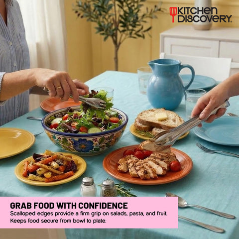 Kitchen Discovery stainless steel body delivers durable performance for everyday serving.