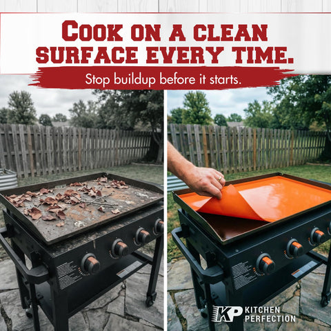Kitchen Perfection fits all 28-inch Blackstone models for a snug seal
