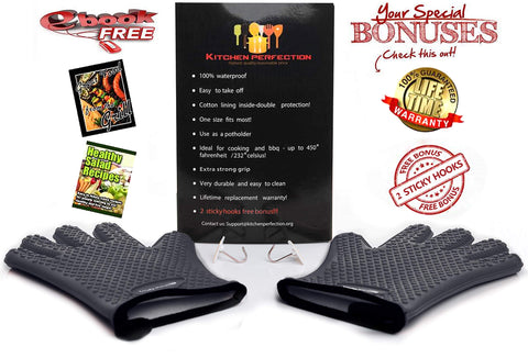 Kitchen Perfection insulated cotton liner boosts comfort during long barbecue sessions