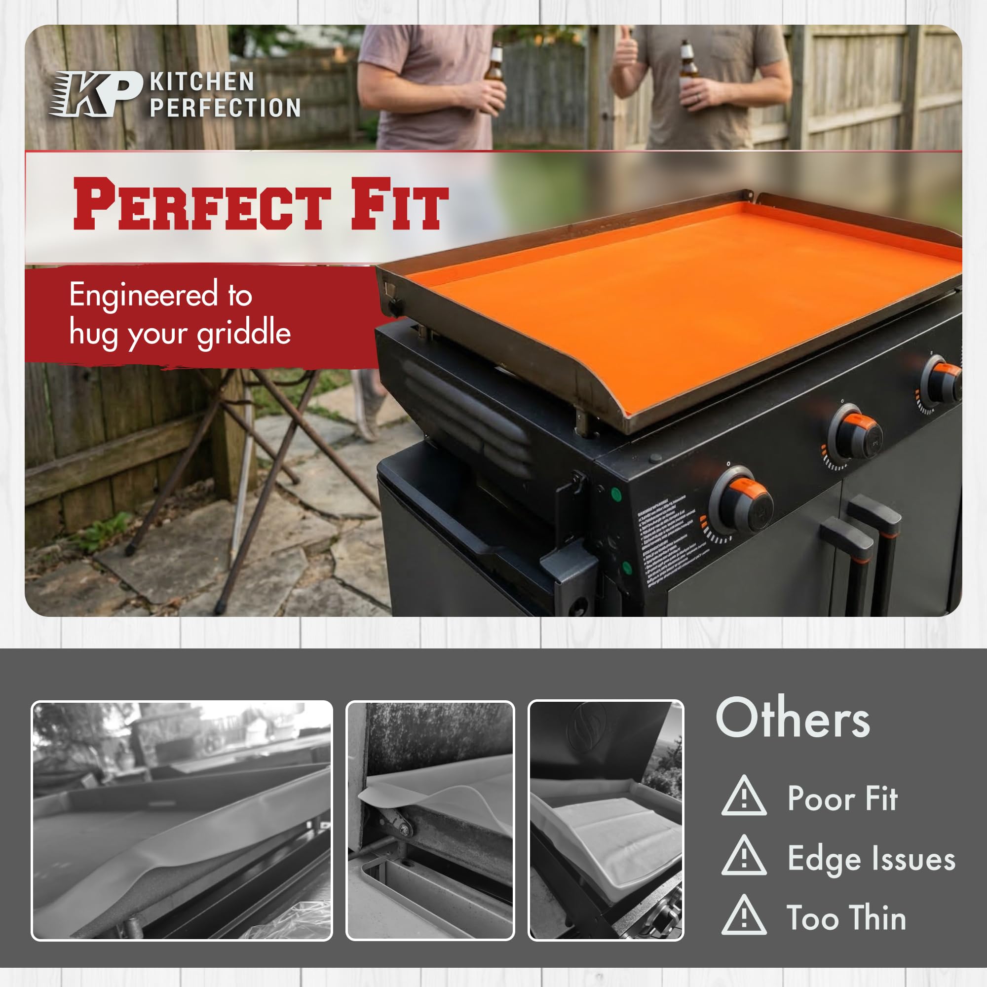 Kitchen Perfection lifetime warranty shows commitment to quality and support.