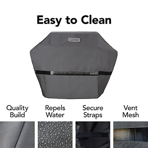 KitchenAid 700-0745A cover back view shows full-body protection features.