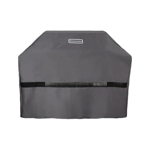 KitchenAid 700-0745A grill cover front view protects a 4-burner grill from weather.