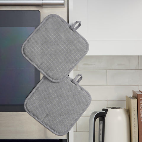 KitchenAid Gridlines potholder machine washable design for easy cleanup