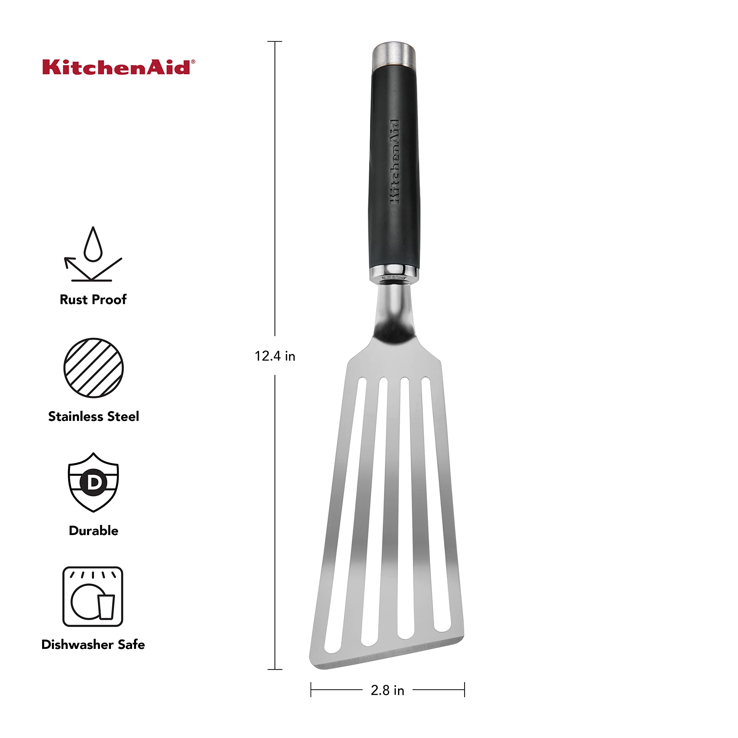 KitchenAid KO024OHOBA ergonomic matte handle for comfortable use