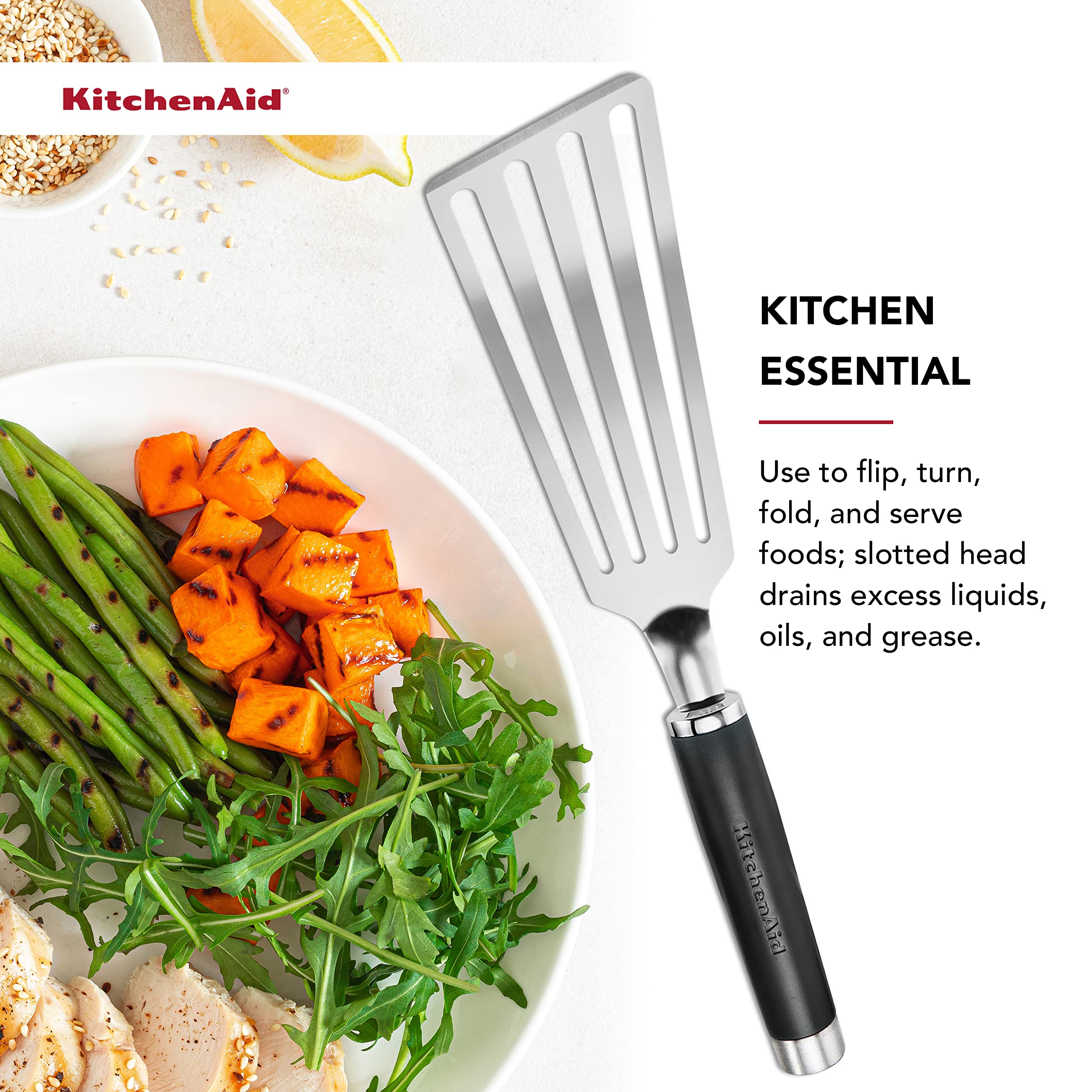 KitchenAid KO024OHOBA stainless end cap medallion honors heritage