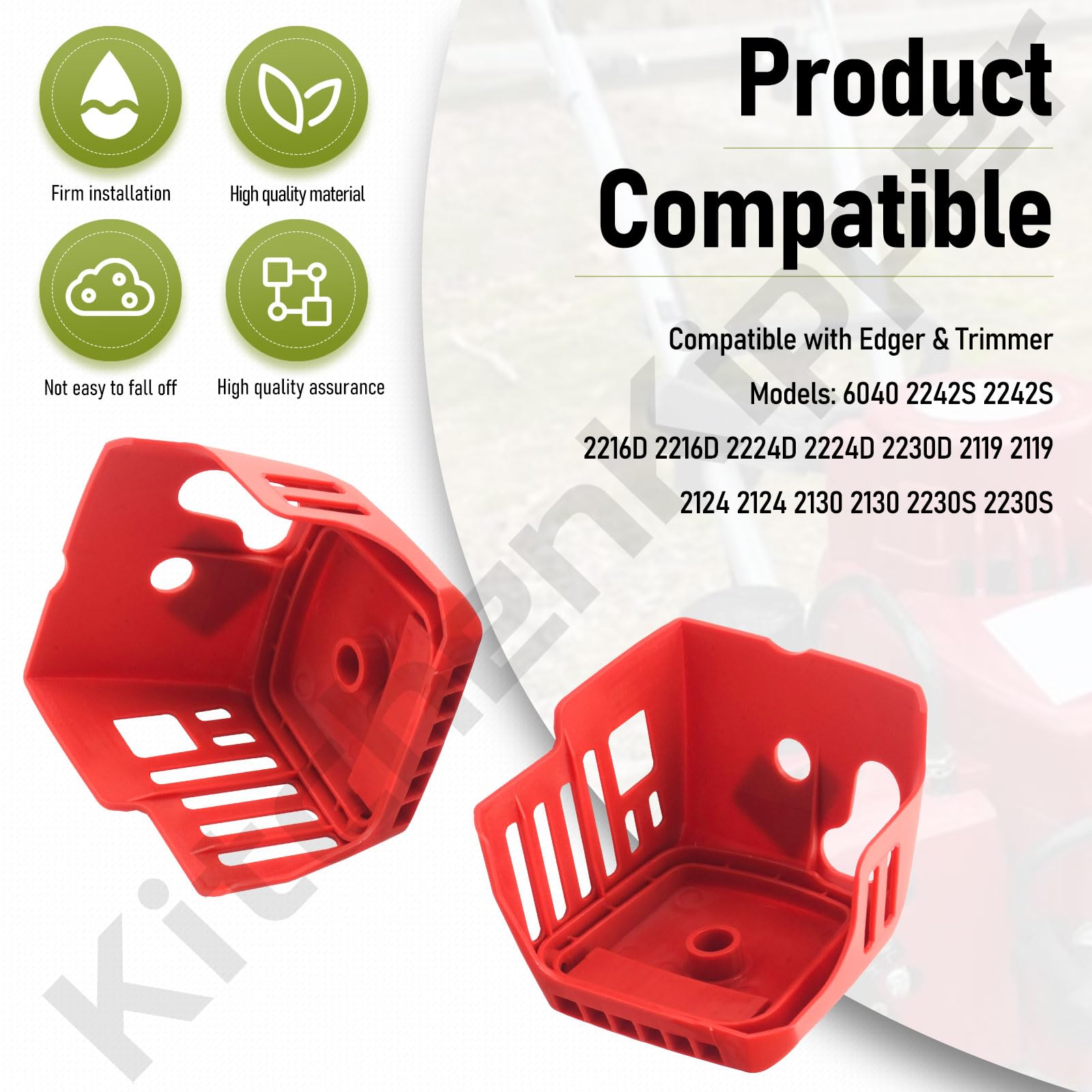 KitchenKipper air filter cover brand logo, trusted accessory choice.