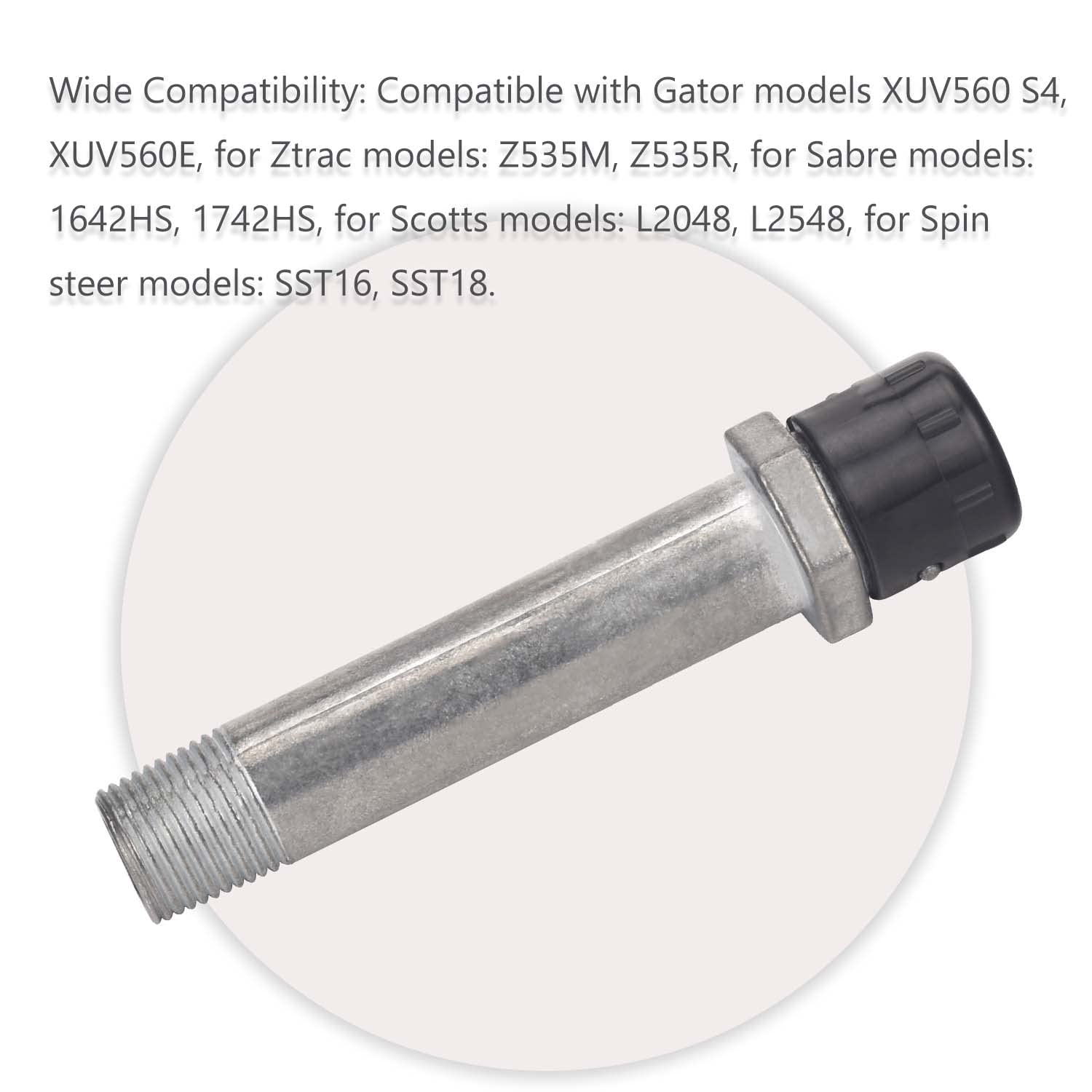KitchenKipper AM131611 drain plug for D100-D170 tractors, quick service.
