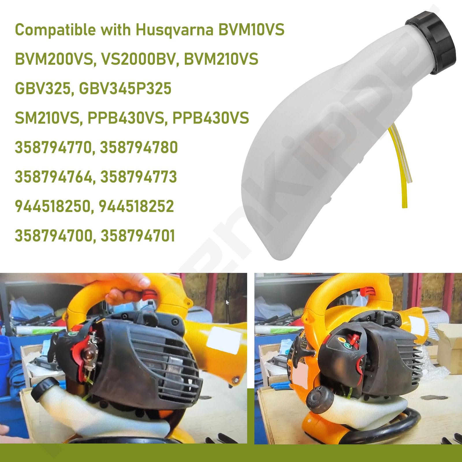 KitchenKipper fuel tank for GBV345 reliable upgrade
