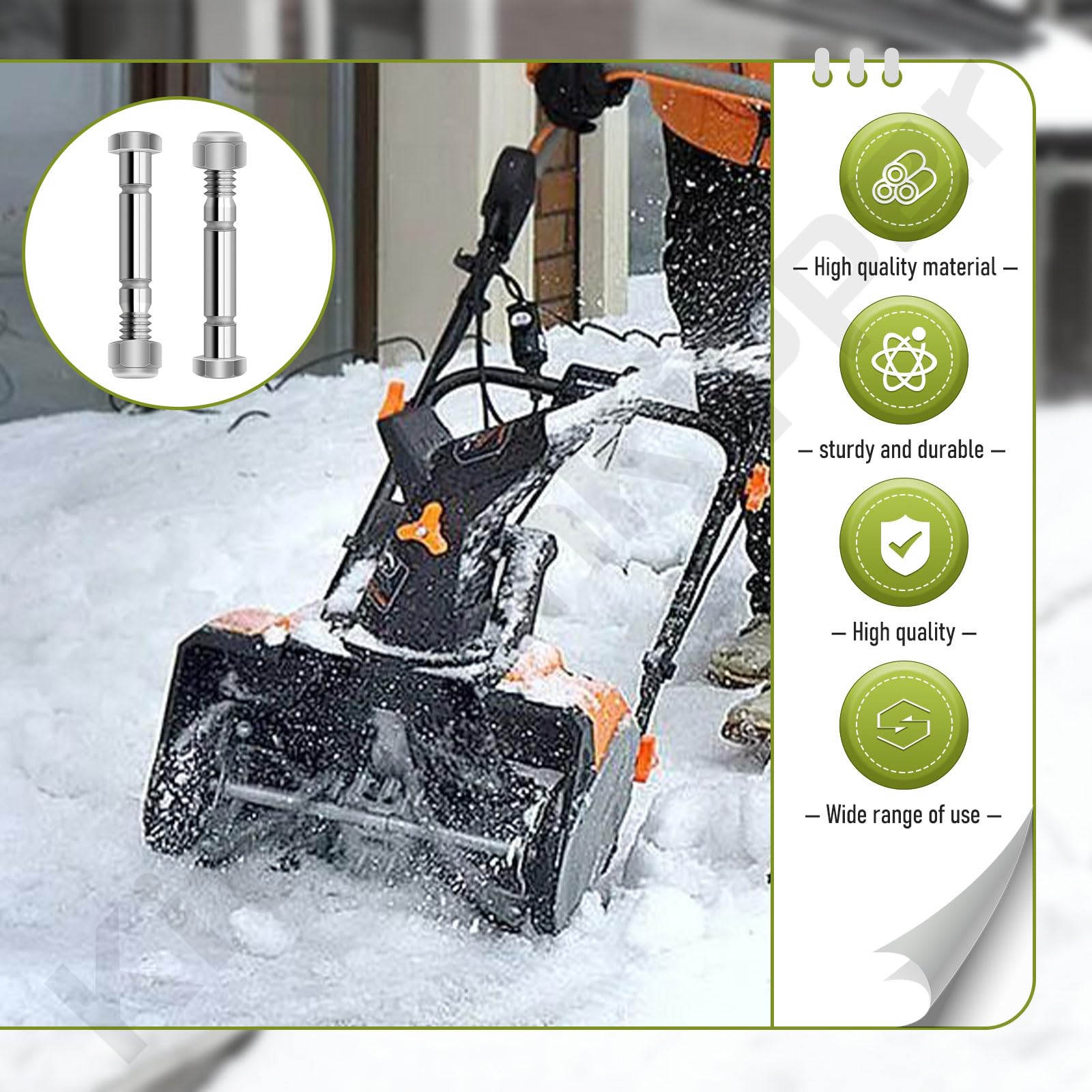 KitchenKipper snowblower compatibility list image shows broad cross-brand support.