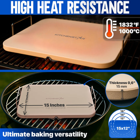 KitchenStar plastic scraper tool enables quick cleanup after baking