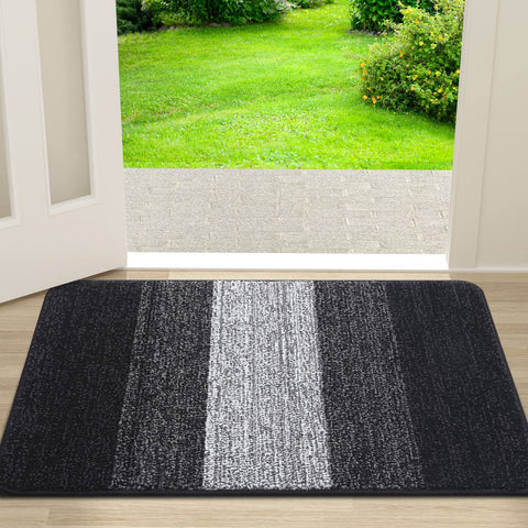 Kitinjoy door mat absorbent-dirt-trapper keeps entryways dry and clean.