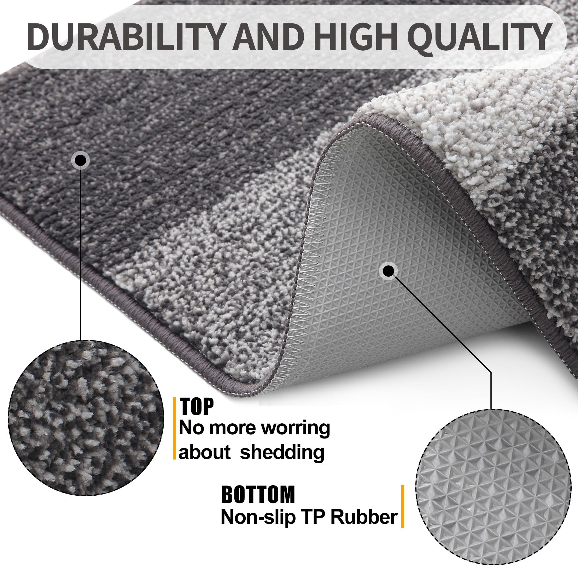 Kitinjoy low-profile mat fits under doors without snagging