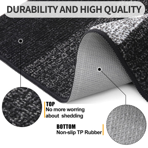 Kitinjoy door mat low-profile-04inch fits under doors smoothly.