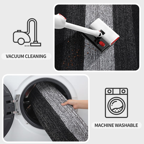 Kitinjoy indoor-outdoor mat suitable for entrances, patios, and garages.