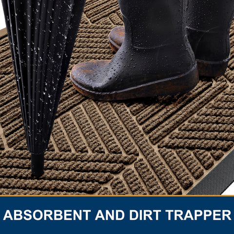 Kitinjoy non-slip backing provides safety with a low-profile design.