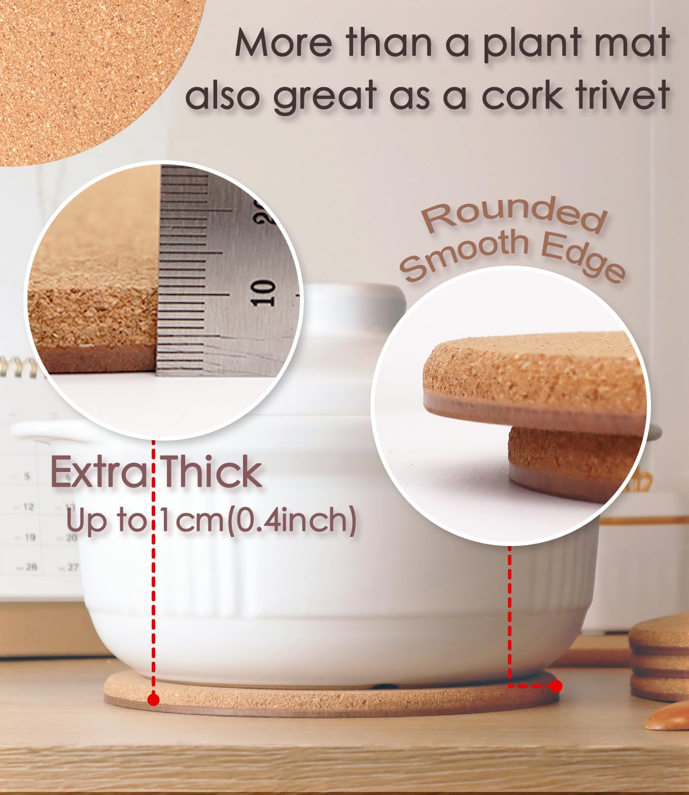 KITLAB cork drying mat suitable for towels or herbs