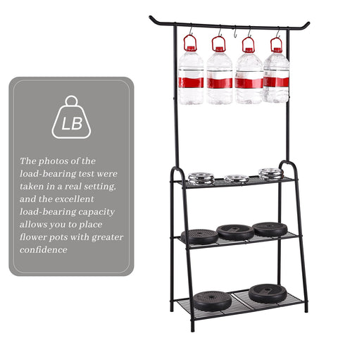 Kitsanery versatile stand doubles as coat and shoe rack