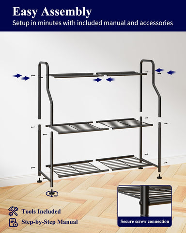 Kitsure plant stand for versatile indoor or outdoor display.