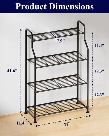 Kitsure plant stand with powder-coated steel frame, rust resistance for indoor and outdoor use.