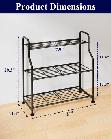 Kitsure rustproof coating protects the metal stand outdoors.