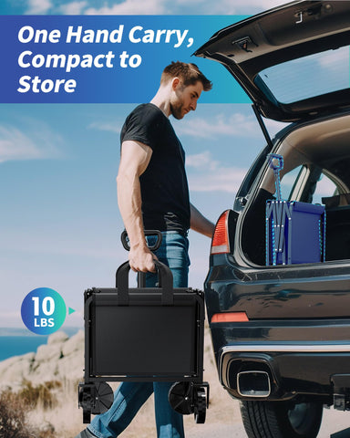 Kitsure wagon with 360 lbs load capacity supports heavy outdoor shopping with stability.