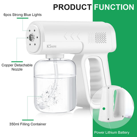 Kittmip 350ml reservoir supports longer spraying with fewer refills
