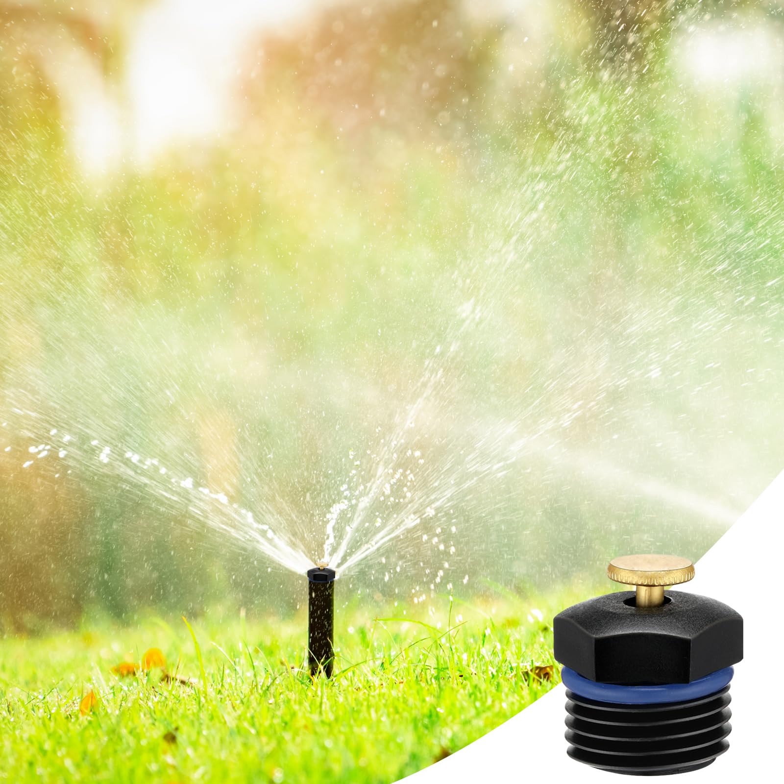 Kittmip adjustable spray nozzle enables versatile watering patterns.