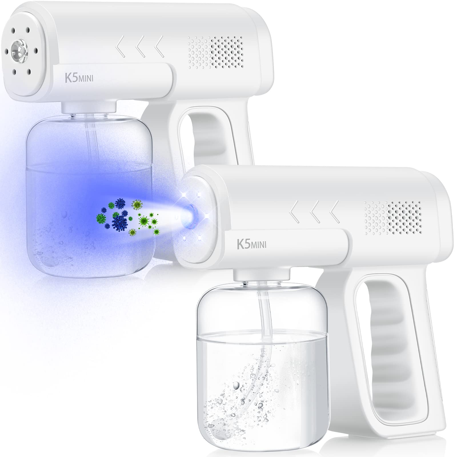 Kittmip rechargeable atomizer sprayer charging indicator for ready-to-use cleaning sessions