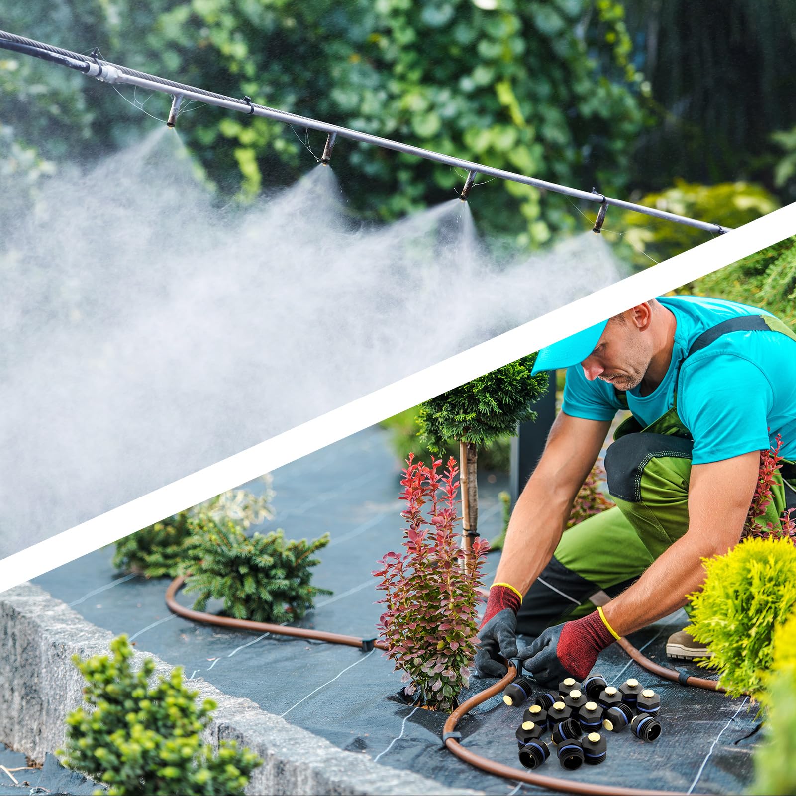 Kittmip durable plastic-metal nozzle withstands outdoor irrigation conditions.