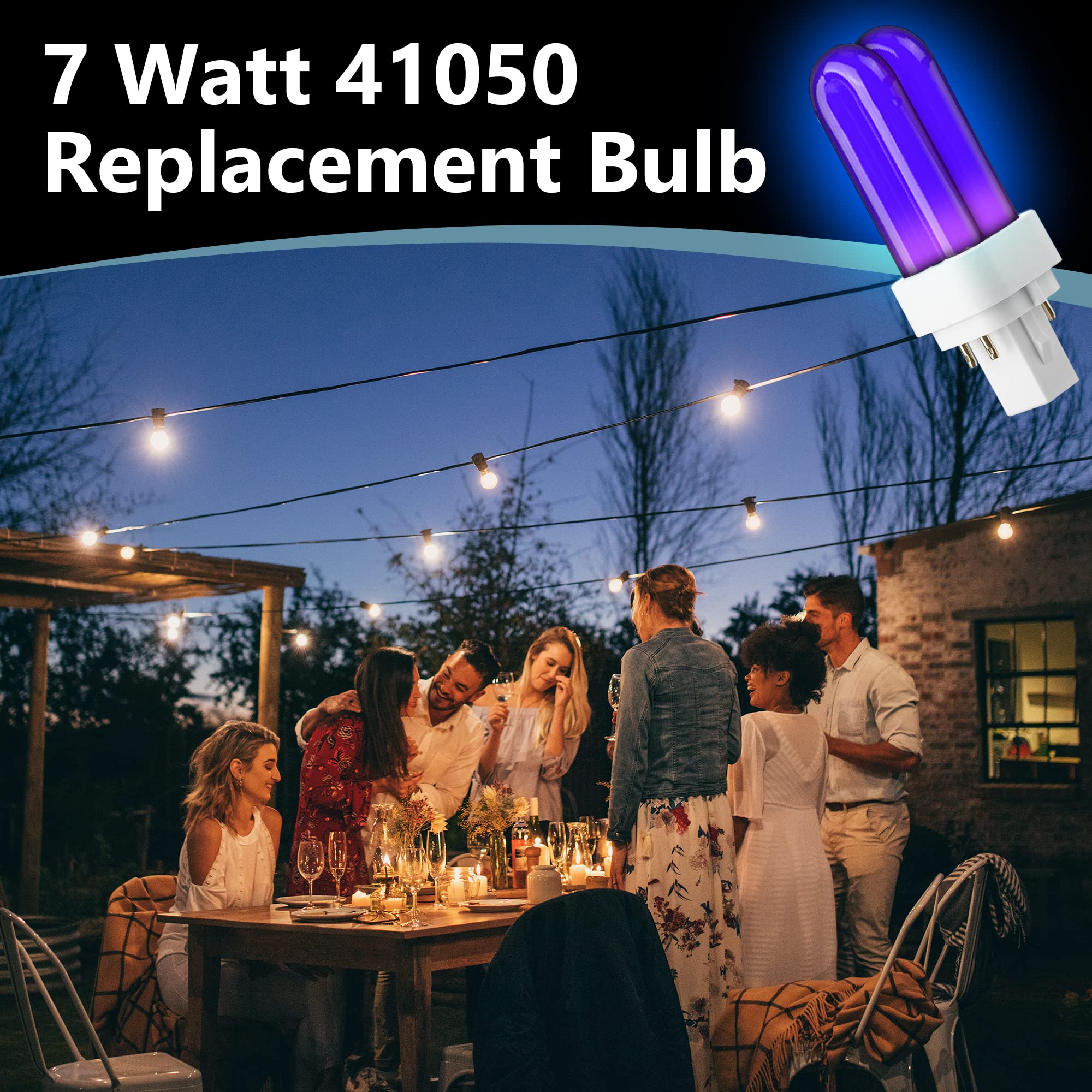 Kittmip bulb compatible with DT1250 trap, efficient UV attractant