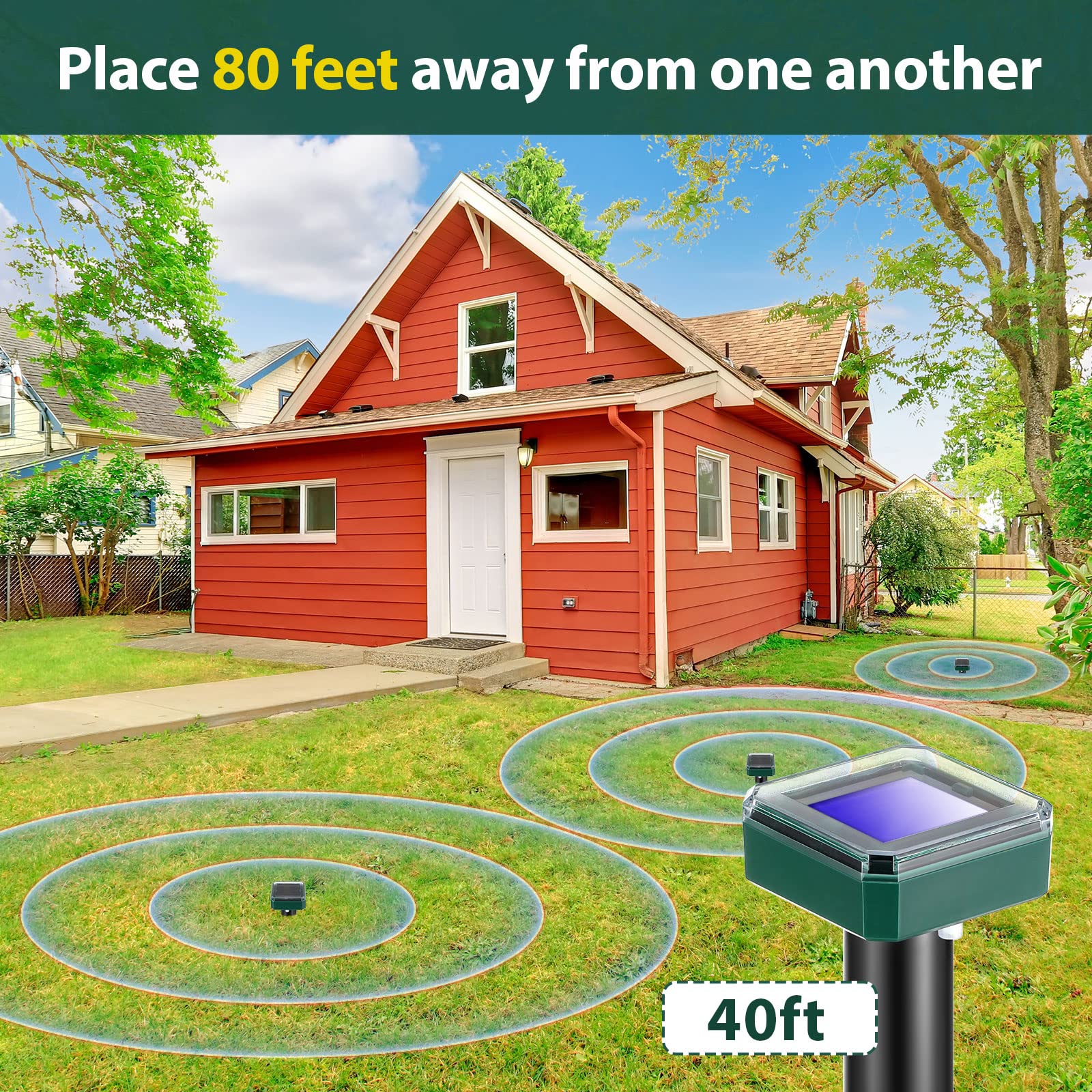 Kittmip IP65 waterproof stake withstands rain and damp soil conditions