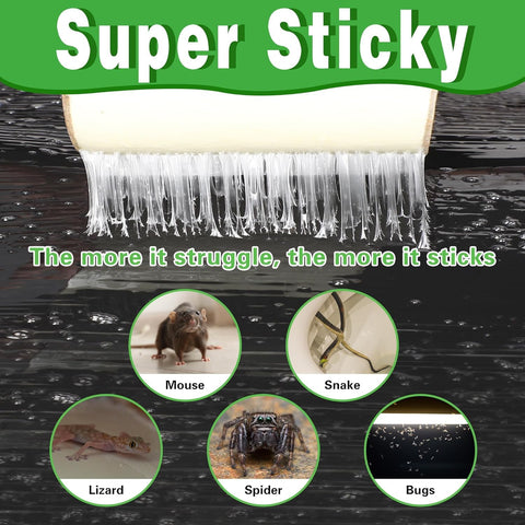 Kittmip large sticky trap usable indoors and outdoors for versatile pest control.