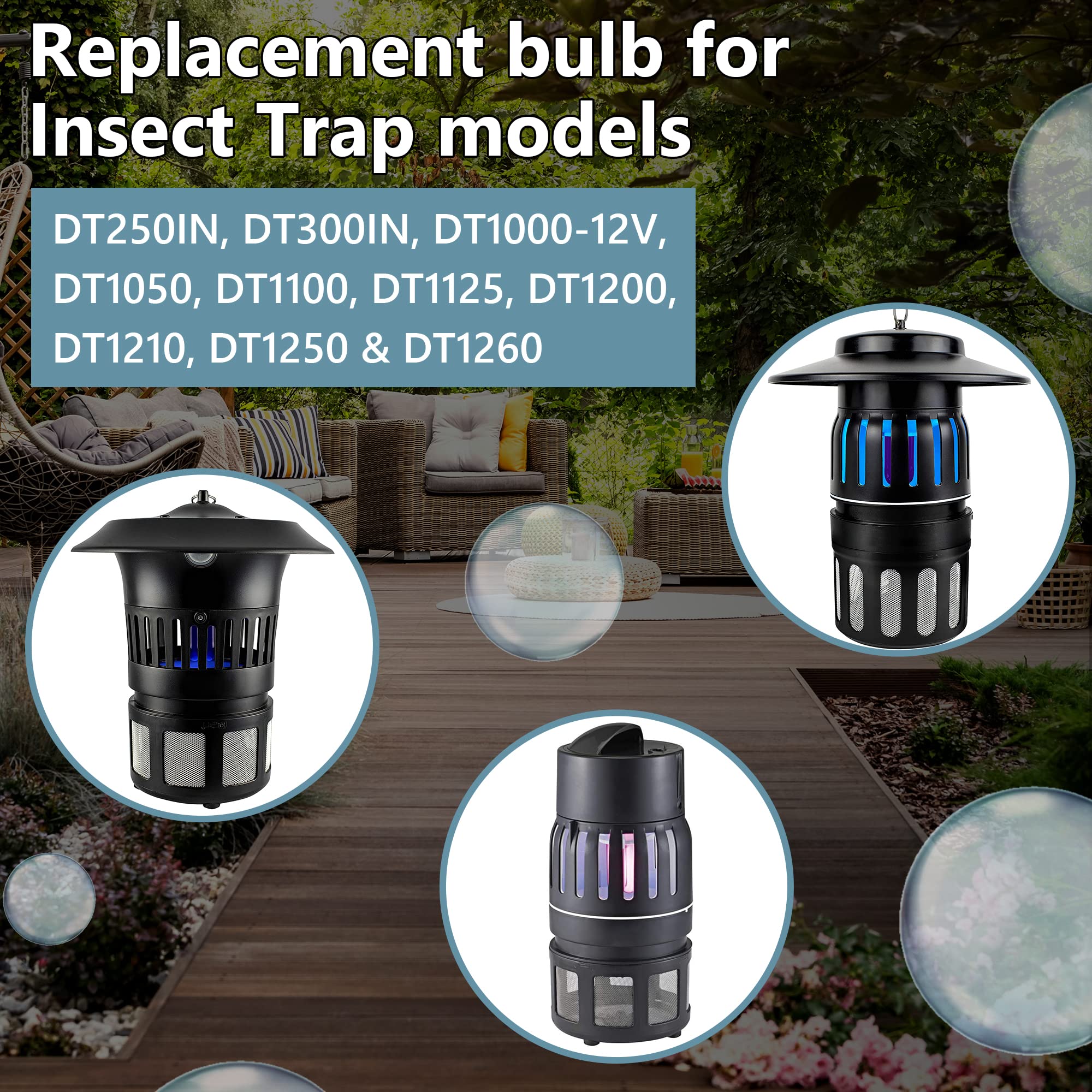 Kittmip 41050 bulbs offering long-lasting pest control for outdoor spaces